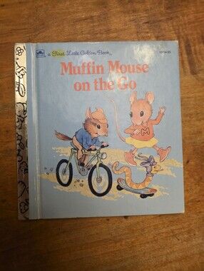 Muffin Mouse on the Go ~ First Little Golden Book by Di Fiori 1989 Hardcover